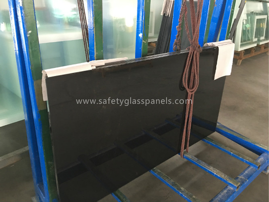 3 - 5 MM Toughened Frameless Tempered Glass Fence Panels Resist Shock / Burglary
