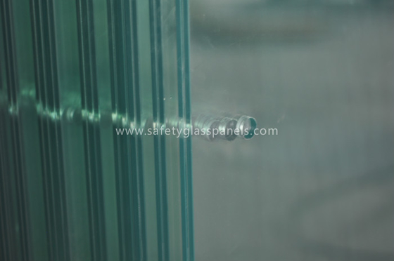 Opaque Diffused Laminated Safety Glass 3mm - 25mm For Storefront / Escalator