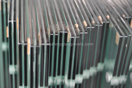 Fencing French Green Laminated Security Glass With High Temperature