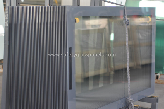 Reflective SGP Glass Laminated Insulated Glass Curtain Wall with Light Bronze