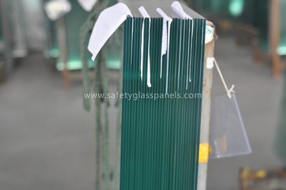 Frameless Bent Architectural Safety Tempered Glass Pattern for Bathroom