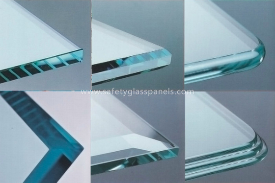 4mm 5mm 6mm Clear Safety Toughened Glass Golden for Household , Energy-saving
