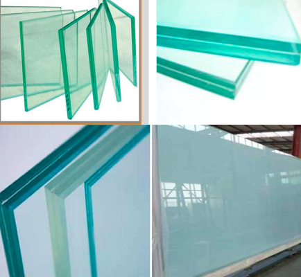 Crystal Base Swimming Pool Fence Glass With Polished Edge