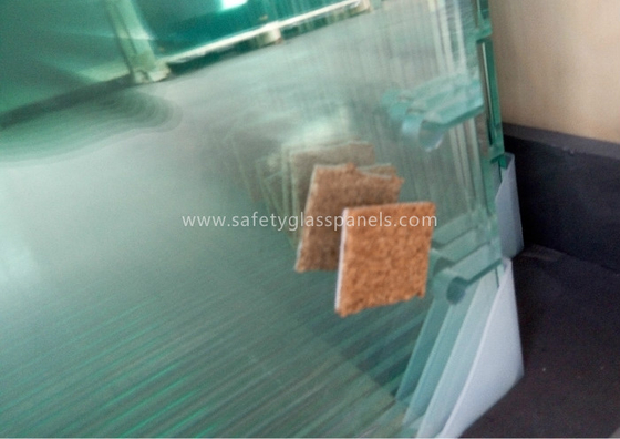Heat Strengthened 10mm PVB Laminated Glass Interior Doors Safety Glass Film