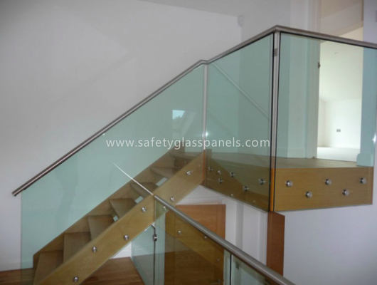 Indoor Decorative Structural Garden Balustrades Glass Handrails For Balcony