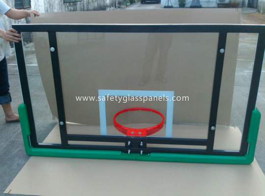 Adjustable Laminated Glass Basketball Backboard 8mm / 10mm / 12mm