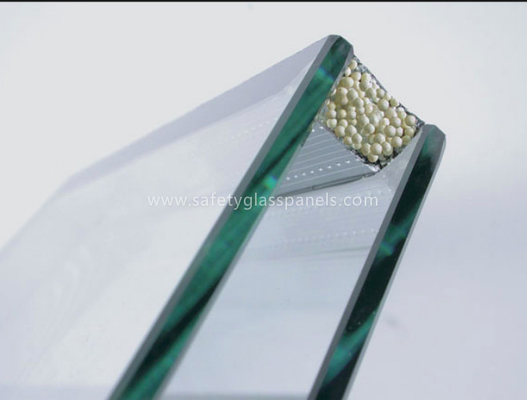 Bullet Proof Etched Insulated Glass Unit 12mm , Window Glass Thermal Insulation
