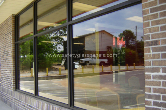 Bullet Proof Etched Insulated Glass Unit 12mm , Window Glass Thermal Insulation