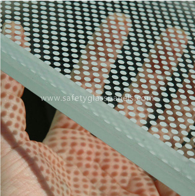 Decorative Colored Silk Screen Printing Glass Sheets , High Temperature Resistant