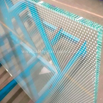 Custom Silkscreen Printed Glass 3mm 4mm 5mm 6mm 8mm For Kitchen / Bathroom