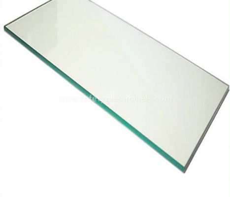 Curve Coated 10mm Clear Float Glass Low Iron For Coffee Table / Restaurant