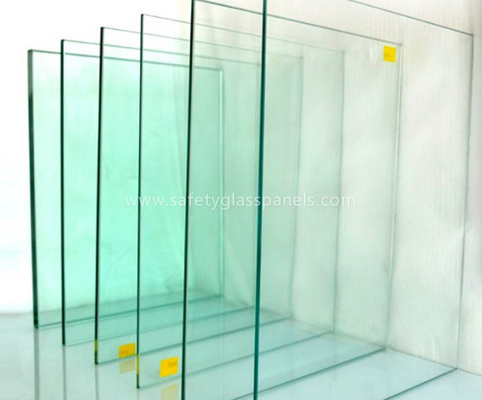 Annealed Float Laminated Clear Toughened Glass For Table Tops , Storefront Glass Door