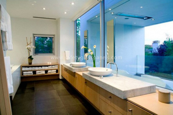 Round Reflective Film Aluminium Glass Mirror Dressing Room Closet 5mm 6mm