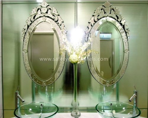 High Grade 2mm 3mm Aluminium Glass Mirror , Rearview Mirror for Automobile