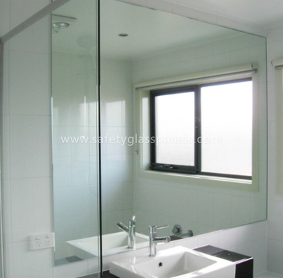 Round Beveled Solar Silver Decorative Coating For Glass / Sliding Door Mirror