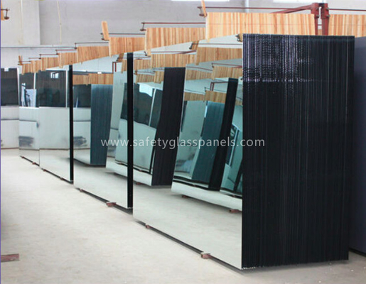 Safety Silver Backed Mirror Glass For Table Tops / Toilet , Aluminium Coated Mirror