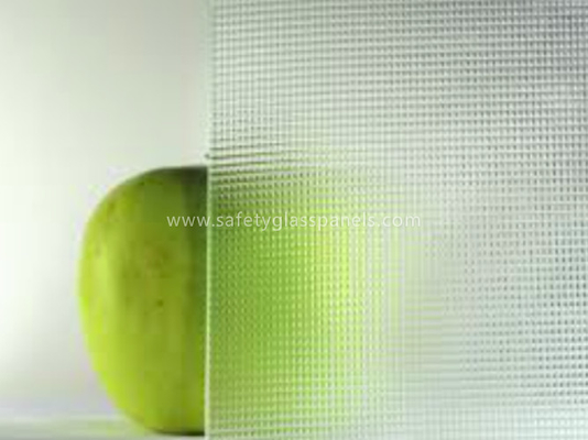 Kasumi Curve Figured Glass Green , Tinted Float Glass Meeting Room and Hospital