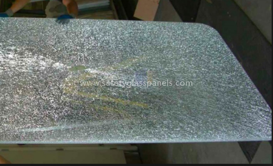 Rolled 5mm 6mm Bamboo Figured / Patterned Glass Panels For Home Decoration