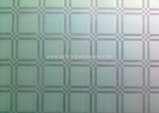 Clear Float Curve Acid Etched Glass 4mm 5mm 6mm For Curtain Walls And Bathroom