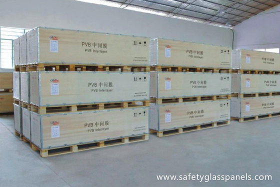 High Security Transparent Polyvinyl Butyral Film For Door / Window Glass