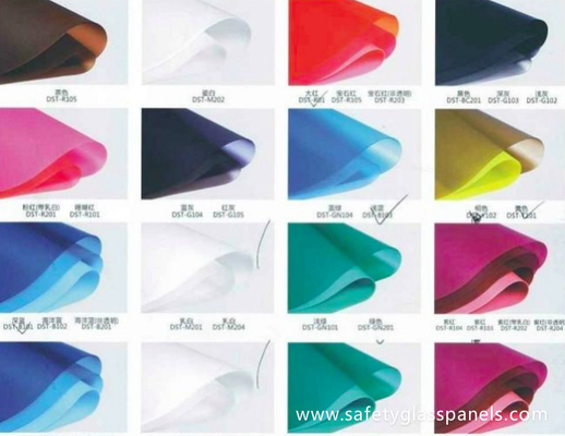 Heat Insulated  PVB Film for Car Windshield Glass , Colored Glass Laminate Film