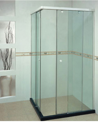 Curved Tempered Safety Glass 6mm 8mm as Shower Enclosure , toughened safety glass
