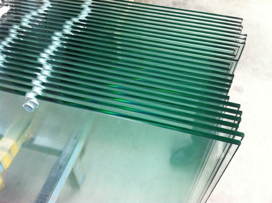 Skylight 5mm two layers laminated toughened glass , Processed Solid Bent Laminated Glass