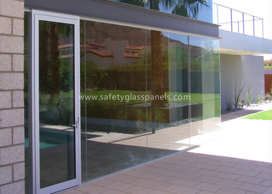 Clear / Tint Laminated Tempered Safety Glass , Solid tempered window glass