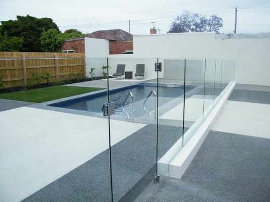 Dark Green Flat 8mm Semi Frameless windows and another parts of building