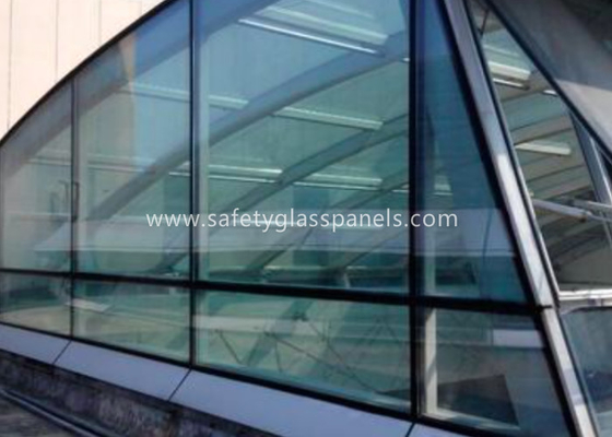 Green House Tempered / Laminated Safety Glass , Curved  Sheet Glass Panels