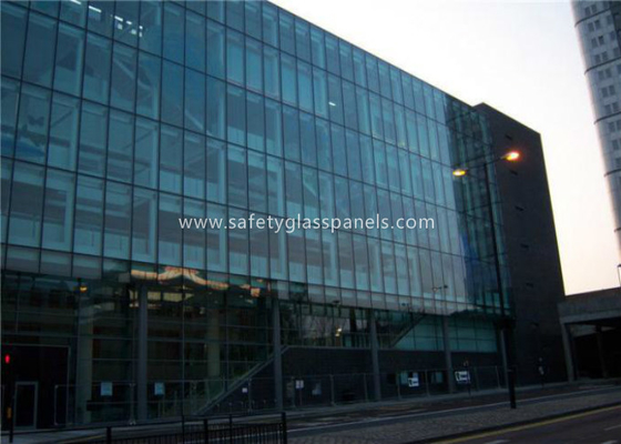 Flat 10MM Tempered Safety Glass Low Visible Distortion , Milk White Laminated Glass