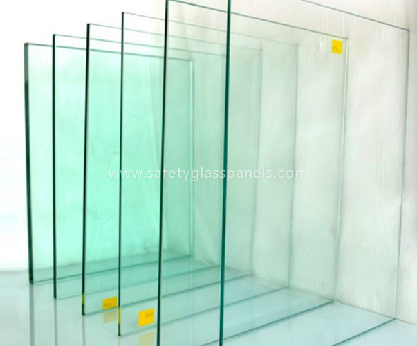 Annealed Float Laminated Clear Toughened Glass For Table Tops , Storefront Glass Door