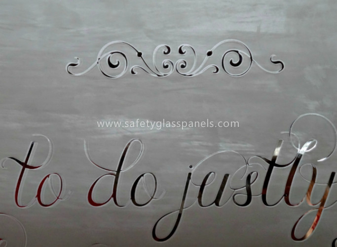 Office Satin Frosted Acid Etched Glass 15mm 19mm for Bath Screen , High Strength